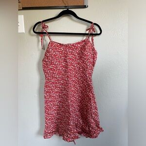Forever 21 Floral Red Dress ( NWT)